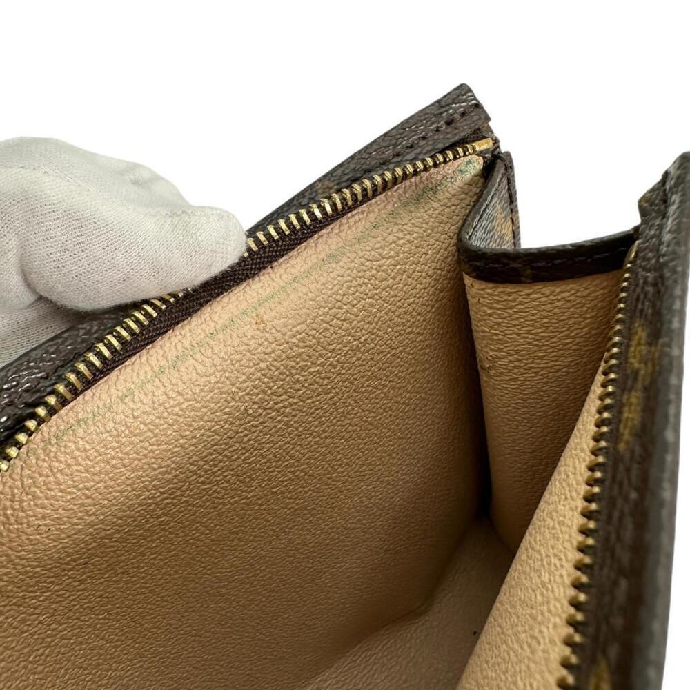 LOUIS VUITTON Brown Monogram Canvas Pochette Pouch - Picture 12 of 14